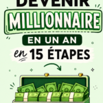 Femme souriante réfléchissant à ses objectifs financiers avec des notes et un ordinateur