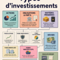 Une femme souriante examinant des documents financiers pour investir.