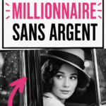 Femme réfléchissant à des stratégies pour devenir millionnaire sans investir d'argent.