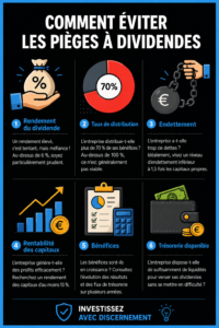 Une femme réfléchissant à ses investissements en lecture sur les dividendes.