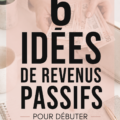 Une femme pensant à des idées de revenus passifs