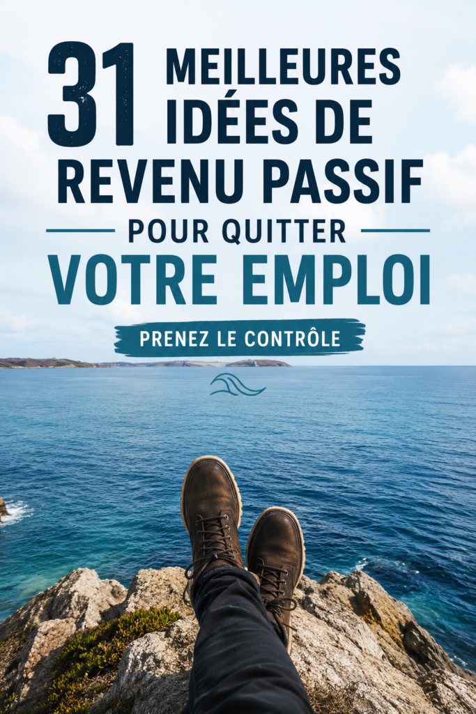 Femme souriante consultant des idées de revenus passifs sur son ordinateur.