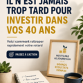 Une femme de 40 ans envisage de commencer à investir pour son avenir financier.