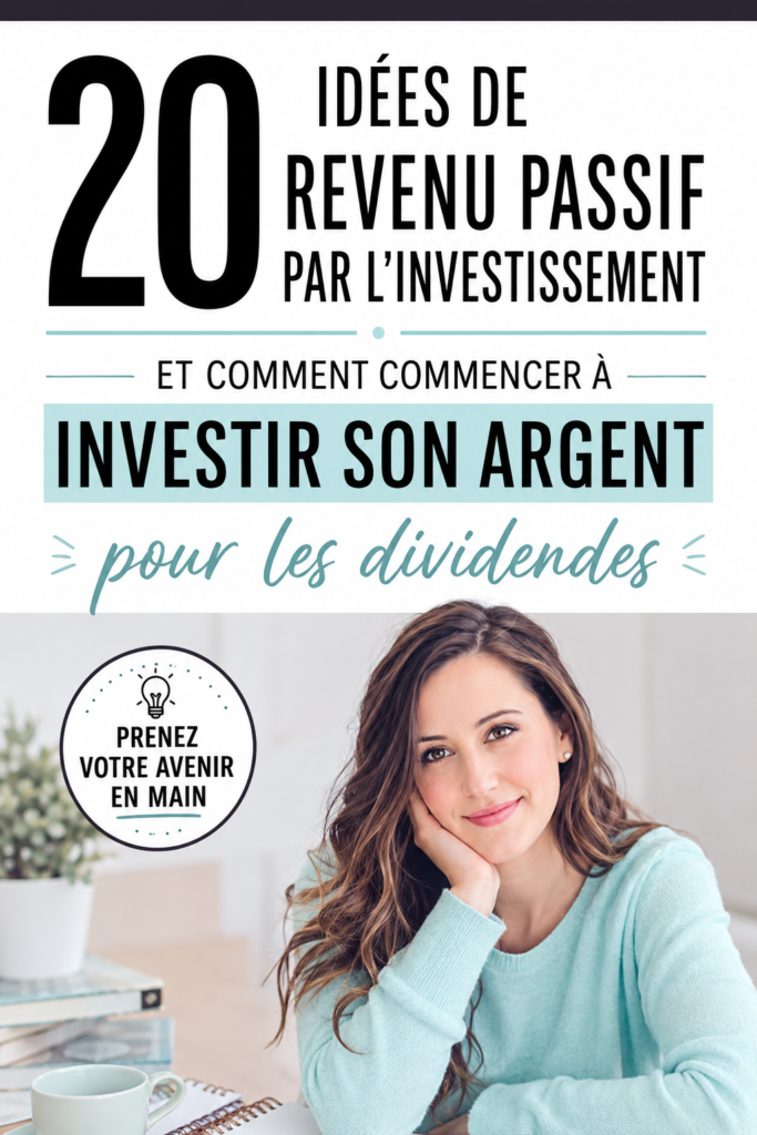 Femme souriante consultant un graphique de revenu passif sur son ordinateur