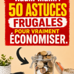 Illustration d'une femme utilisant des astuces d'économie à la maison pour son budget familial.