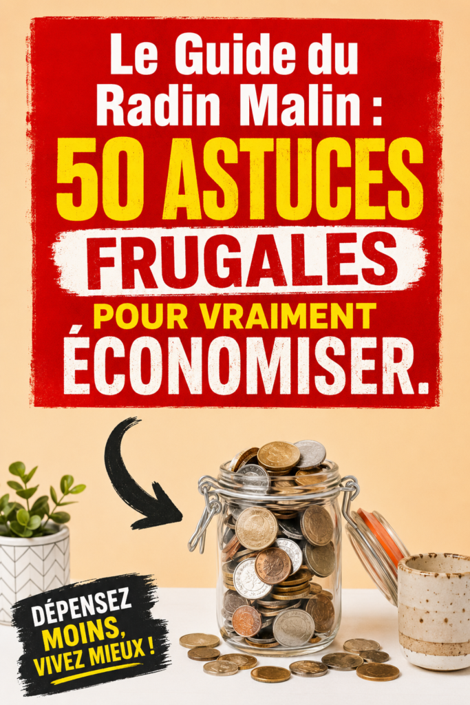 Illustration d'une femme utilisant des astuces d'économie à la maison pour son budget familial.