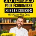 Un panier de courses rempli de fruits et légumes frais pour une alimentation saine
