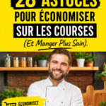 Un panier de courses rempli de fruits et légumes frais pour une alimentation saine