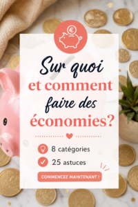 Femme souriante prenant des notes sur ses finances personnelles pour faire des économies.