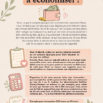 Femme souriante vérifiant son budget avec un carnet et un calculator