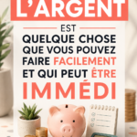 Un carnet ouvert avec une calculatrice et des pièces de monnaie, représentant l'épargne.