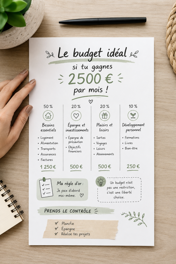 Femmes planifiant leur budget mensuel à partir de 2500 €