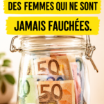 Femme réfléchissant à la gestion de son budget avec un ordinateur portable et des notes.