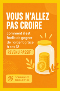 Image d'une femme heureuse travaillant sur un ordinateur pour générer des revenus passifs.