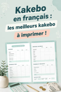 Modèle de kakebo à imprimer pour gérer ses finances personnelles.