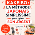 Un carnet ouvert avec un stylo et un tableau de budget inspiré du Kakeibo