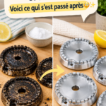 Brûleurs de cuisine encrassés avant nettoyage