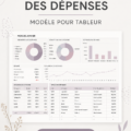 Modèle de suivi des dépenses sur Google Sheets pour une gestion financière simplifiée.