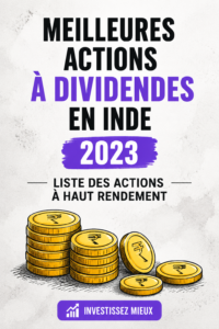 Graphique des meilleures actions à dividende en Inde pour 2023