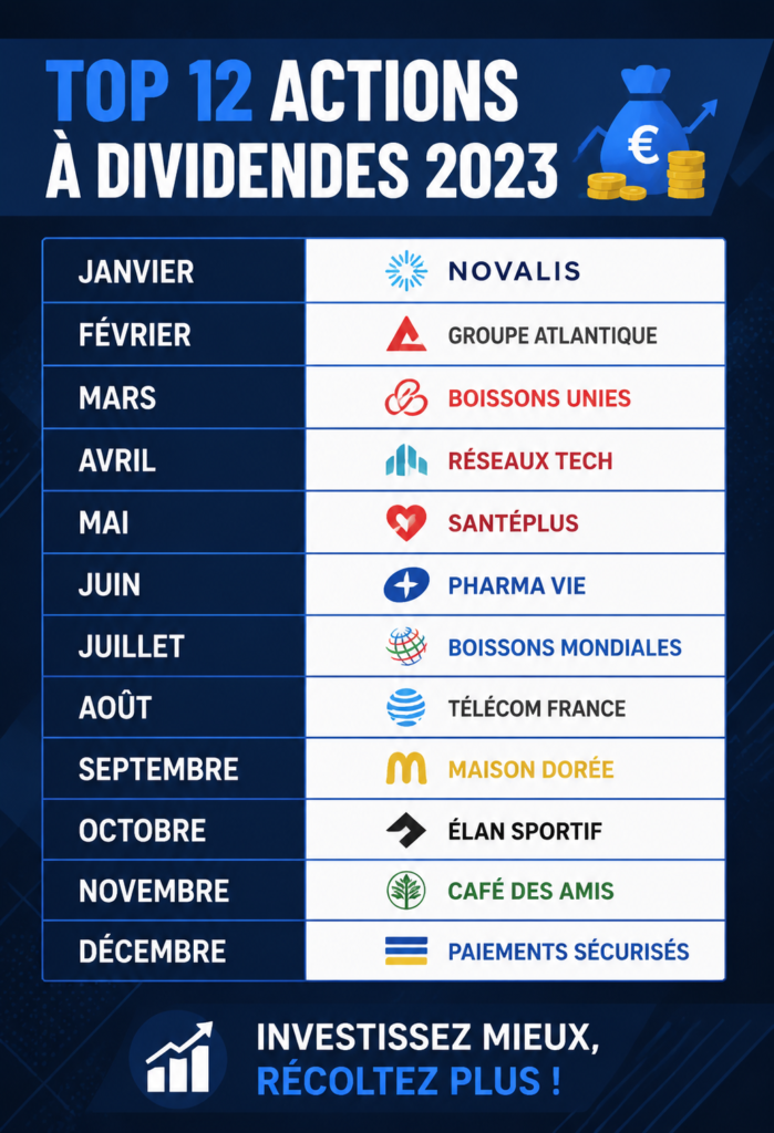 Une femme qui consulte des informations sur des actions à dividendes en 2023.