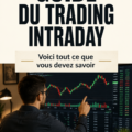 Femme regardant des graphiques de trading sur un ordinateur, symbole de l'initiation au day trading.