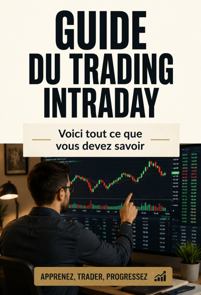Femme regardant des graphiques de trading sur un ordinateur, symbole de l'initiation au day trading.
