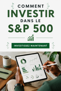 Femme examinant des graphiques de l'indice S&P 500 sur un ordinateur pour mieux investir.