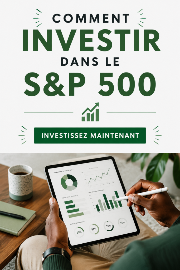 Femme examinant des graphiques de l'indice S&P 500 sur un ordinateur pour mieux investir.