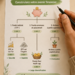 Bouteille de verre avec des pièces de monnaie, symbolisant l'épargne et l'investissement SIP de 3000 ₹.