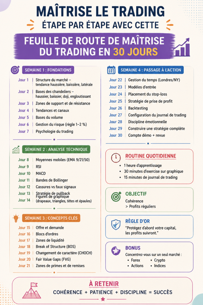 Femme concentrée devant un ordinateur, apprenant le trading en ligne.