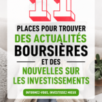Femme consultant des informations sur le marché boursier sur son ordinateur
