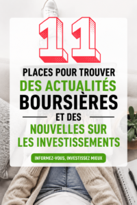 Femme consultant des informations sur le marché boursier sur son ordinateur