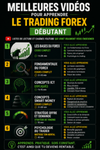 Une femme regardant une vidéo éducative sur le Forex sur son ordinateur.