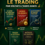 Couverture d'un livre sur le trading, idéal pour les débutants et avancés.