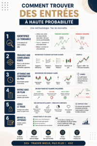 Femme examinant des graphiques de trading sur son ordinateur