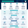 Infographie sur les 4 types de trading pour débutants.