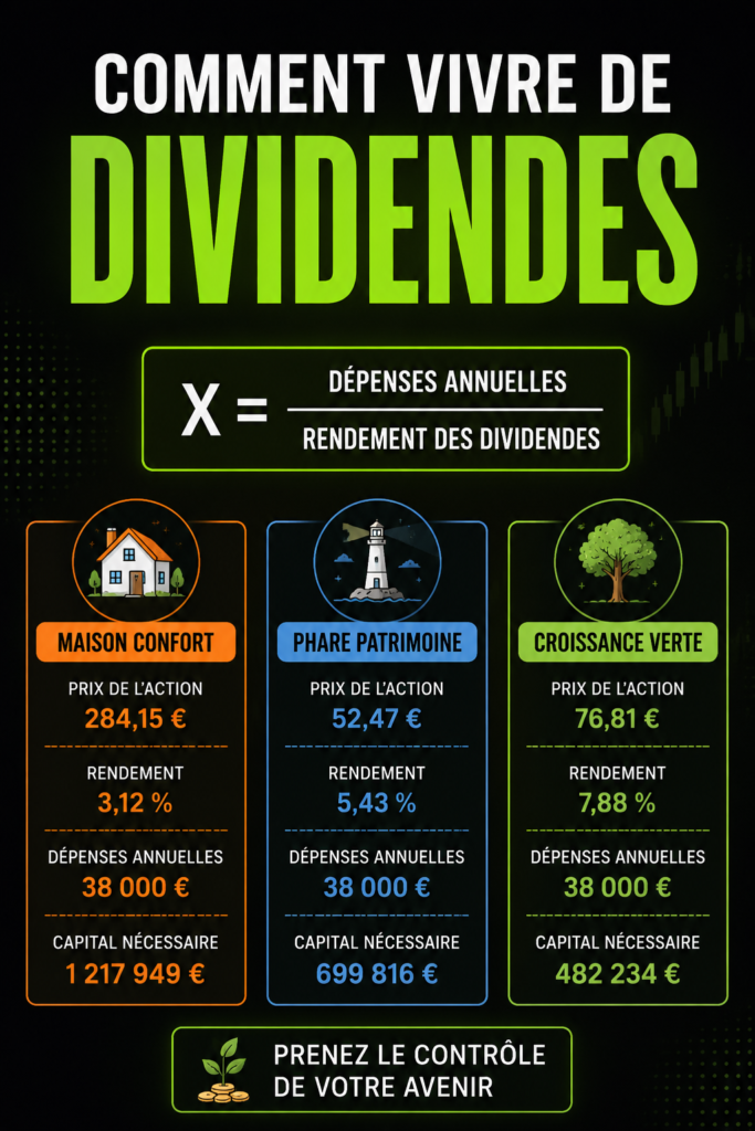 Femme pensant à des investissements en dividendes pour sa sécurité financière.
