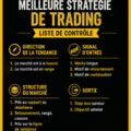 Une femme prenant des notes avec une checklist de trading sur un bureau, représentant l'organisation et la préparation.