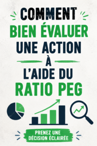 Vue d'une femme analysant des graphiques boursiers avec une calculatrice, illustrant l'évaluation des actions via le ratio PEG.