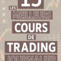 Femme consultant des cours de day trading en ligne