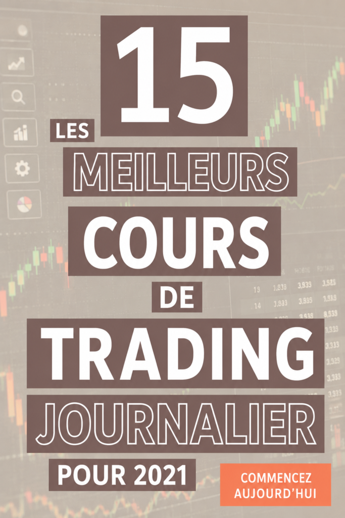 Femme consultant des cours de day trading en ligne