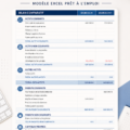 Modèle de bilan annuel sur Excel pour une gestion financière simplifiée.