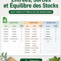 Modèle Excel pour la gestion des stocks avec interface utilisateur conviviale