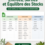 Modèle Excel pour la gestion des stocks avec interface utilisateur conviviale