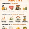 Femme souriante consultant des graphiques d'investissement