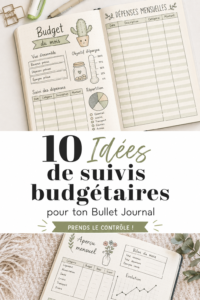 Une femme utilisant un bullet journal pour gérer son budget avec des outils pratiques.