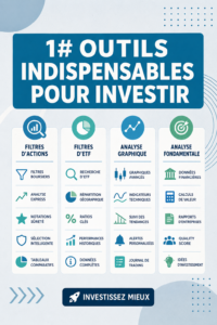 Femme utilisant des outils d'investissement sur son ordinateur