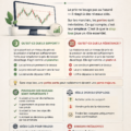 Graphique boursier illustrant les niveaux de support et de résistance