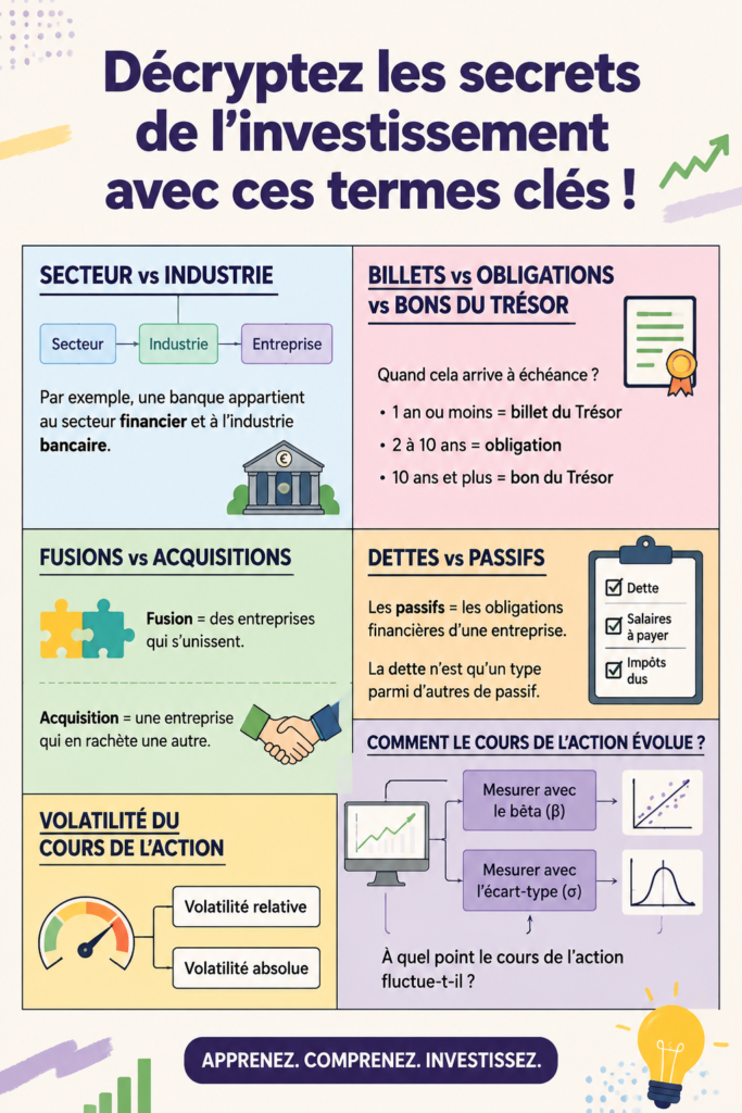 Une femme lisant un guide d'investissement, entourée de livres sur la finance