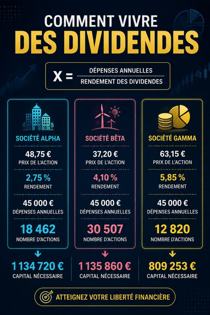 Une femme souriante consultant ses investissements en bourse, symbolisant la vie de dividendes.